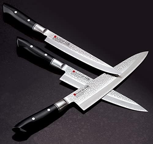 Поради Cigni K-78020 Kasumi Јапонски професионалец Gyuto готвач нож, 20 см, не'рѓосувачки челик, црна
