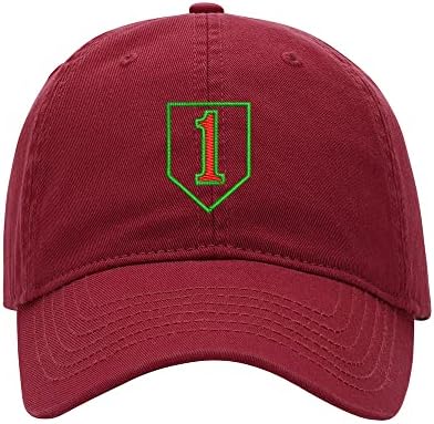 Бејзбол капа мажи Армија 1 -та пешадија извезена измиена памучна тато капа Бејзбол капачиња