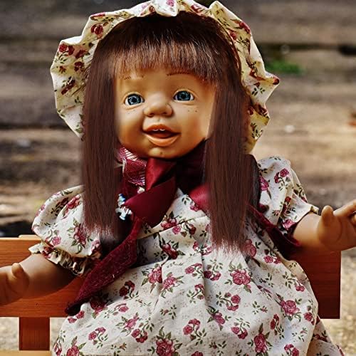Toddmomy 6pcs директно синтетичка кукла за коса, кои се протегаат на кукли за коса