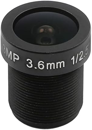 Bettomshin 3,6 mm CCTV Camera Lens 3MP пиксели 1/3 Безбедносна камера LEN за CCTV IP камера Панорамски M12,1pcs