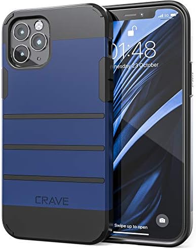Crave iPhone 12, Iphone 12 Pro Случај, Силна Заштита Стража Тешки Серија Случај за iPhone 12/12 Про-Морнарица