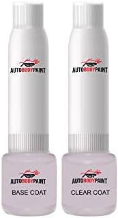 ABP допрете Basecoat плус комплет за боја на спреј за чистење, компатибилен со Corch Red Corvette Chevrolet