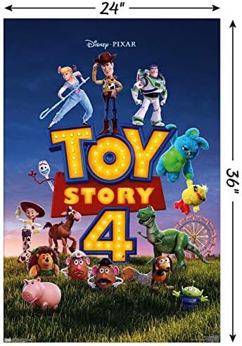 Trends International 24x36 Disney Pixar Toy Story 4-one лист постер, 24 x 36, нерасположена верзија