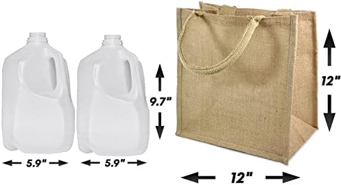 12-пакувања тешки цврсти бурлап торбички торби со рачки што може да се употреби намирници кеси за купување празна ткаенина за DIY, занаети