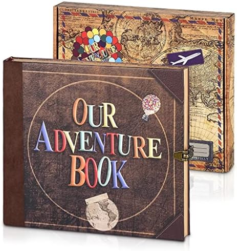 N/A Memory Album DIY Travel Photo Album Journal Adventure Book за патувања во канцеларија домашен бизнис роденден