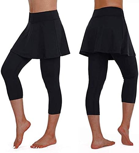 Викилеб исечени хеланки спортски тениски панталони за женски панталони фитнес обични кулоти панталони девојки јога панталони со големина 12-14