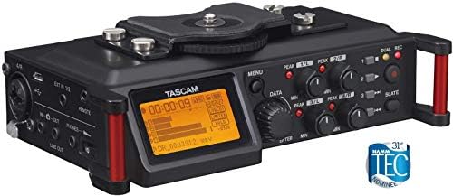 Tascam dr-70D 4-Песна Пренослив Аудио Рекордер ЗА DSLR Камера Со Про Слушалки и Пар НА EMB XLR Кабли И Гравитација Магнет Телефон Носителот Пакет
