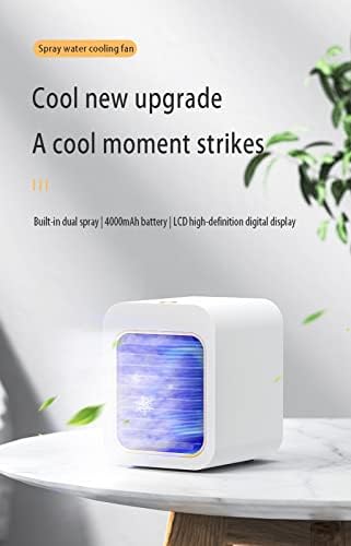 Ертуо десктоп неми USB мини климатизација вентилатор за домашни спреј вентилатор мини вода за ладење на вентилатор ладилник за воздух