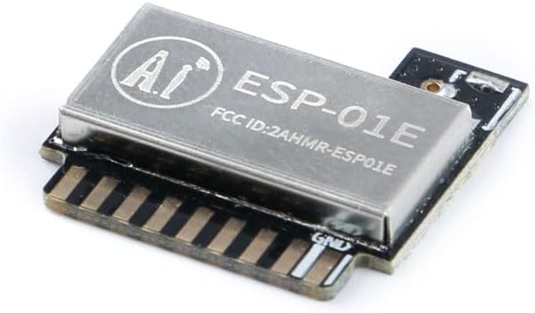 Jessinie 5PCS ESP-01E ESP8285 Безжичен WiFi модул ESP 01E Безжичен транспарентен преносен модул Сериски порта до WiFi безжичен адаптер модул