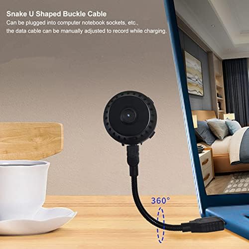 Pomya Mini WiFi камера, WD15 HD безжична камера за надзор со откривање на движење, гледање во реално време WiFi камера со ноќно
