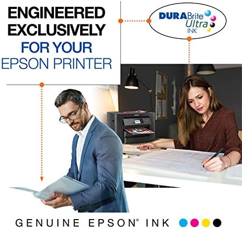 Epson T200 Durabrite Ultra Ink Standard Capital Capital Combo Combo пакет за избрани печатачи на изразување и работна сила, цијан