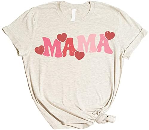 Маслиновото ја сака јаболкото мама и мене Денот на вinesубените Мама мини срцев кошула за бебе и дете млади девојки и возрасни