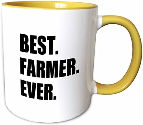 3дроза Најдобар земјоделец Досега - забавен подарок за земјоделска работа-фарма-црн текст-Чаши