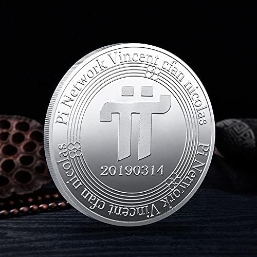 Комеморативна монета сребрена дигитална виртуелна виртуелна монета рударска монета Cryptocurrency 2021 Ограничено издание колекција монета со