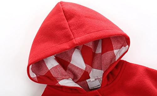 Boarnseorl новороденче бебе момче бебе девојче унисекс облека памучна качулка црвена наметка
