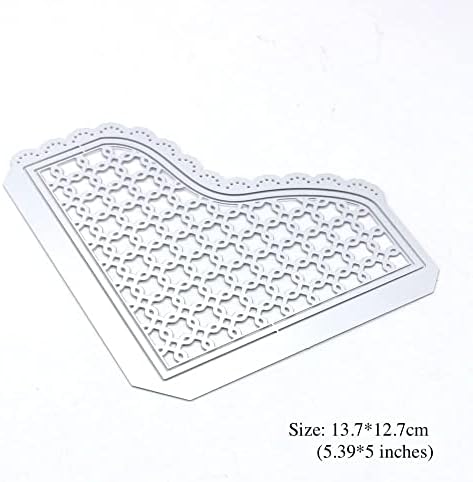 ZFParty Elegant Planner Pocket File Папка метална сечење умира матрици за DIY ScrapBooking Декоративно втиснување картички за хартија DIY