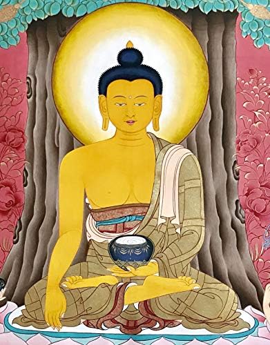 Кинеска култура Танга со високо-рачно насликани уметнички дела Буда сликарство тибетски будистички религии