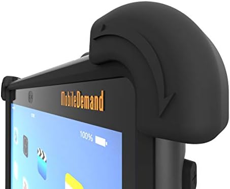 MobileDemand Ultra Rugged Case за iPad 10.2 - Рачка за чанти, лента за задната рака - покривка на портата на молња - гумени браници што апсорбираат