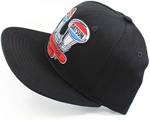 Делови за конкуренција на датсун Бејзбол капа - Snap назад - рамна црна капа