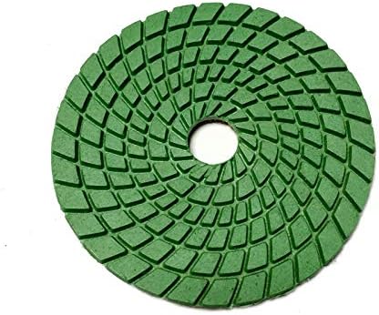 7PCS/SET 4INCH Влажни влошки за полирање на влажни дијаманти 80 мм Флексибилна подлога за полирање на гранит, мелење дискови за мермер бетонски