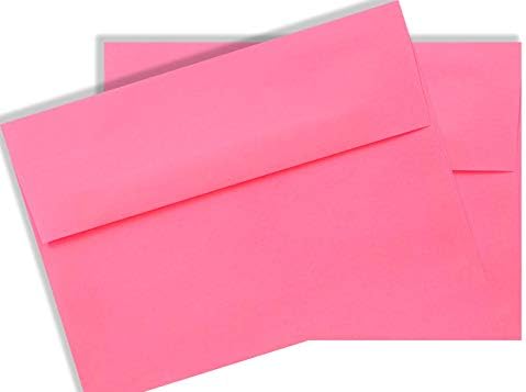Топла Розова 25 Пакет А6 Коверти За Картички Покани Соопштенија Тушеви Од Пликот Галерија