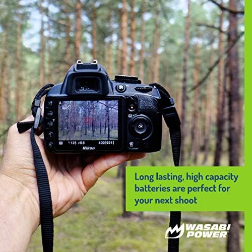 Wasabi Power Battery & Dual Charger за Nikon EN-EL14, EN-EL14A & NIKON D3100, D3200, D3300, D3400, D3500, D5100, D5200, D5300,