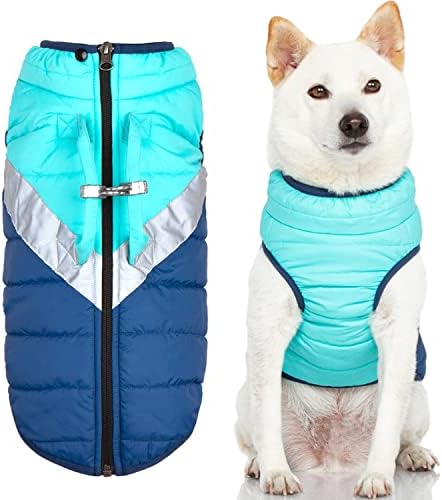 Gooby Moutainer Dog јакна - Нане, X -Large - топол палто со палто со рачка за лифт и двојно онгиран поводник - зимски отпорен на вода со