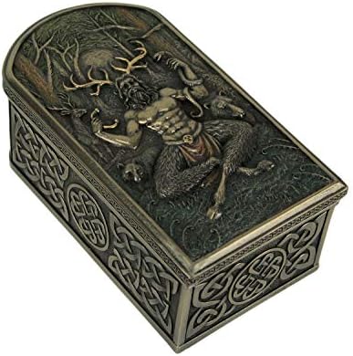 Веронезе Дизајн Цернунос Келтски Рог Бог На Животните И Подземјето Ситница Кутија