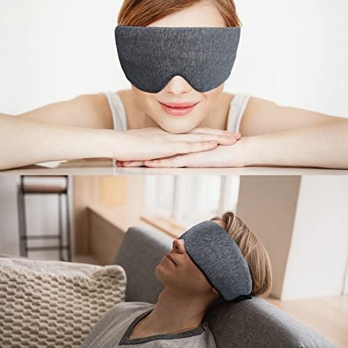 Sunopas 2022 Маска за спиење - Удобна маска за очите за спиење што може да дише светло блокирање на маска за спиење - Најдобри маски