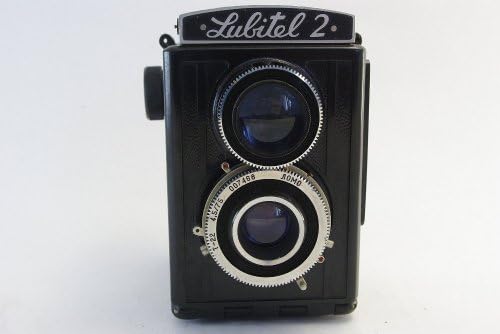 Оригинална Советска Ломо Лубител 2 Близнак Леќа Рефлекс Камера Со Специјално Издание Случај и 120 Филм