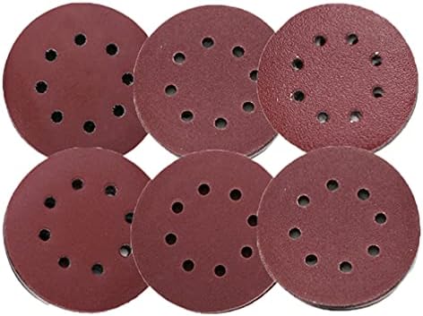 Doitool 60pcs 8 дискови за пескарење на дупки за напојување на кука и дискови за пескарење дискови за песочна хартија за сандер влошки диск