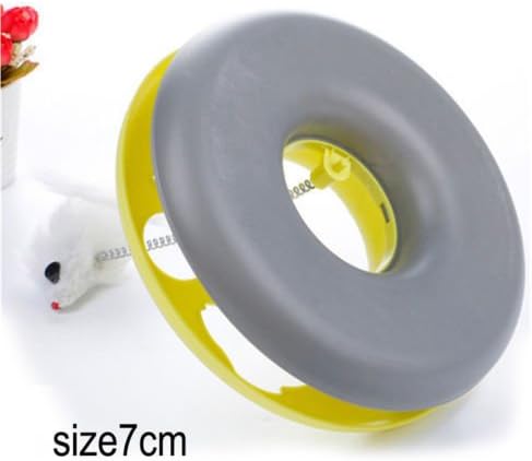 Okokmall Us-Пет Мачка што се движи на глувчето пролетно играње топка со топка за тренирање на играчки за играчки за играчки