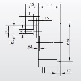 Stepper Motor 12 VDC чекор агол на чекор 7,5 ° Unipolarity 1-2 фаза