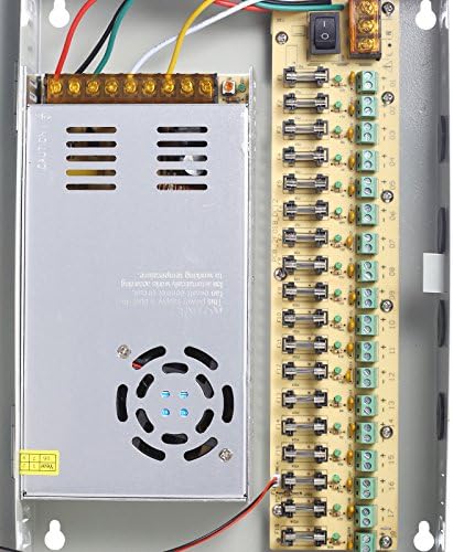 Uhppote 18 канали за прекинување на електрична енергија за напојување CCTV дистрибуција на камера DC12V 30A излез