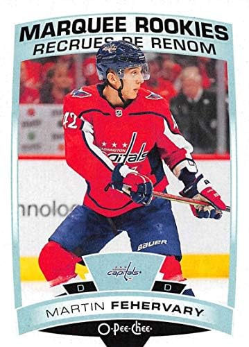 2019-20 ОД-ПЕ-чин Ажурирање 623 Мартин Фехервари РЦ РК Дебитант во Вашингтон Капитал НХЛ хокеј за трговија со картички