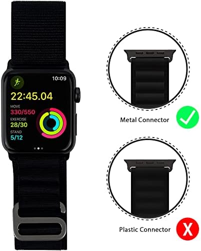 Ifcase Nylon Watch Armband for Apple Watch 49mm 45mm 44mm 42mm 41mm 40mm 38mm Iwatch Series Ultra 8 7 6 5 4 3 2 SE лента, Unisex