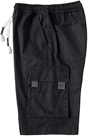 Rtrde шорцеви машки модни модни џебни панталони памук памук со пет точки со комбинезони