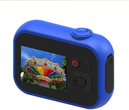 LKYBOA HD Дигитален Фотоапарат-Детски Дигитални Фотоапарати За Момче Преден Заден Двоен Објектив Мека Силиконска Обвивка 8 пиксели 2,0 инчен HD Екран, Блиц Светлина