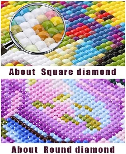 Голем дијамантски сликарство афион цвет по комплети за броеви, DIY 5D дијамантски точки целосен квадратен вежба крст -бод кристал rhinestone