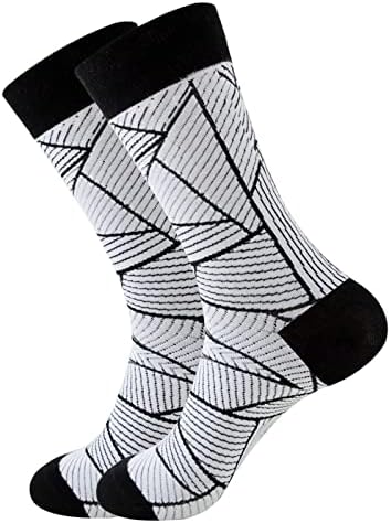 Copенски нови чорапи на екипажот, печатени забавни разнобојни чорапи моделирани гроздобер лесни лесни екипи чорапи за мажи и жени