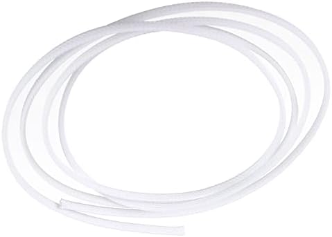 Heyiarbeit 1,5m/4,92ft ПЕТ ПЕТ Прошимен кабел за плетенка Флексибилна жица од решетката бел 4мм