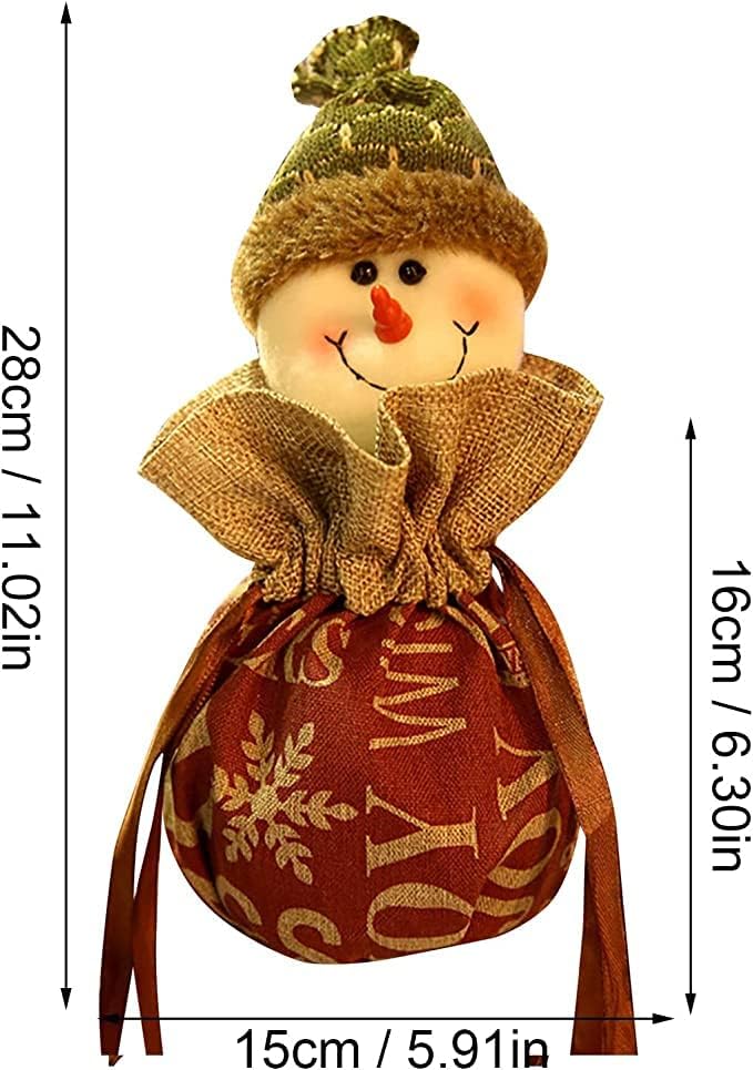 Џејсон Божиќни Чанти Врвка За Кукли Торба За Влечење Торби За Торби За Бонбони Торби За Лекување Торби Со Јаболка Кеси Со Снешко Елен Мечка
