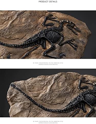 Фосили за диносаурус Аквариум украс Вештачки декорација за десктоп за резервоари за риби