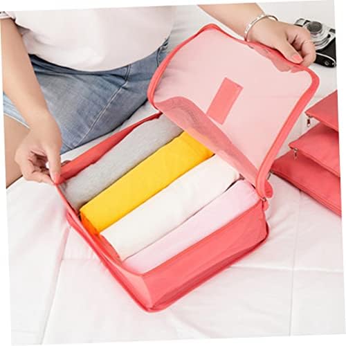 Торба За патување: организатори На Облека-комплетот вклучува 3 исполнети коцки и 3 пликови.