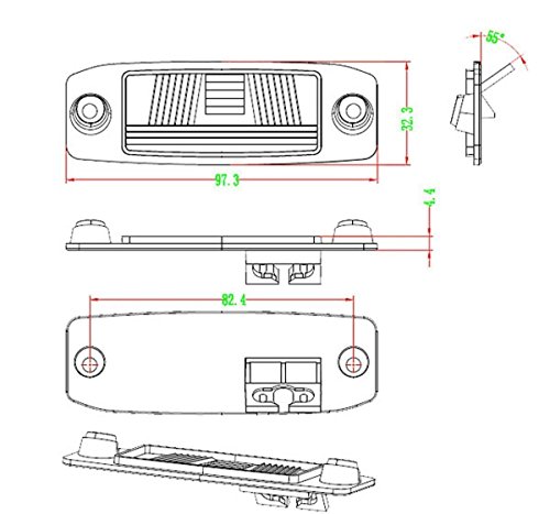 Автомобил Резервна Копија Заден Поглед Обратна Камера За Паркирање За Крајслер 300/300с/срт8/магнум