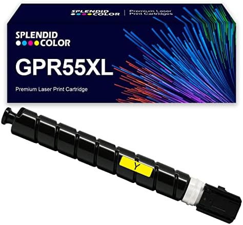 Splenddcolor Повторно Произведени 1PK GPR55 GPR - 55 Жолта Висок Принос Тонер Кертриџ Замена За Канон Imagerunner Однапред C5535i C5540i
