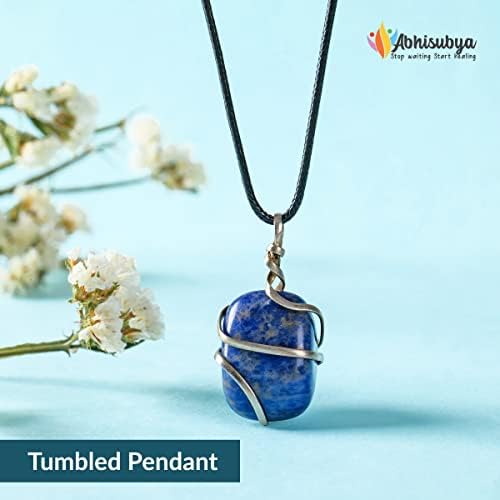 Abhisubya lapis lazuli - кристален ѓердан - аметист кристални ѓердани за жени - Кристален накит - кристални приврзоци - приврзоци за правење