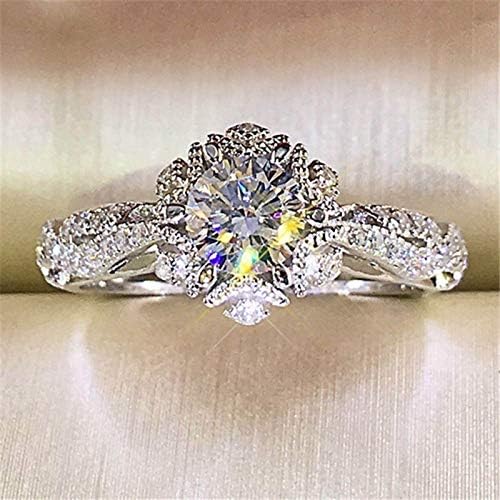 2023 Нови накит прстени шупливи прстени за ангажмани жени додатоци за свадбени додатоци ланец прсти