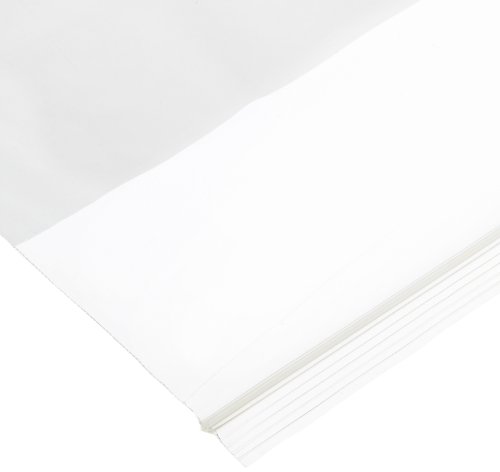 Aviditi 5 x 8 Повторувачки патент бел блок пластични поли полиња, 2 милји, јасни, за сортирање и организирање со голема површина за запишување