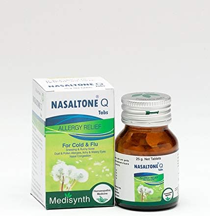 Медисински хомеопатски лекови Nasaltone Q Tabs 25 gm - qty- 2